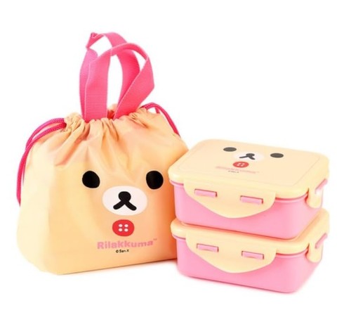 Cute bear bento box - bear, box,
